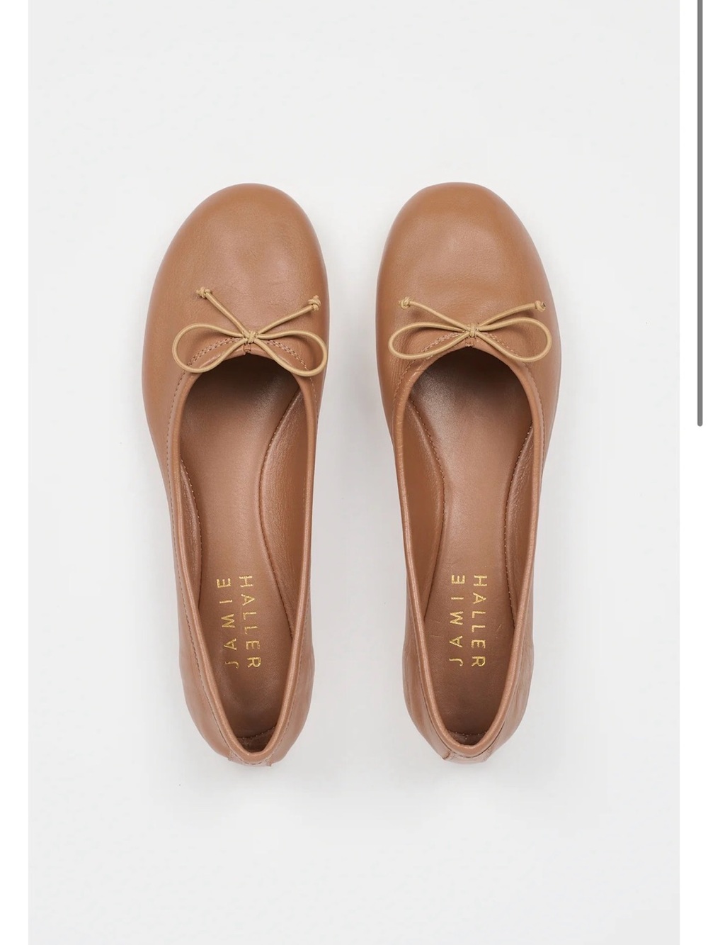 Jamie Haller Ballet Slipper in Mahogany Brown